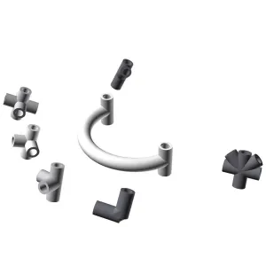 Steckverbinder-Set für modulares Pflanzen-Ranksystem
