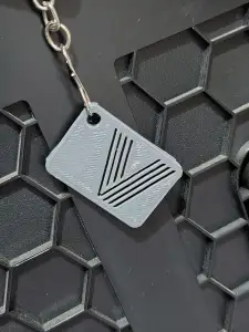 V- keychain