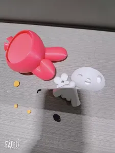 三丽鸥之美乐蒂坐姿多色组装版(单色打印多色组装)