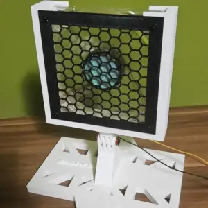 desktop adjustable-angle 120mm fan