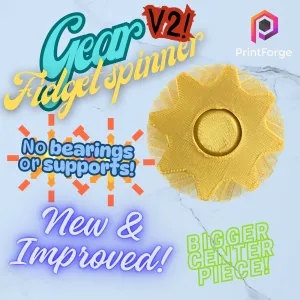 Gear Fidget Spinner V2