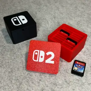 Games storage box for Switch / Switch2 cartridges
