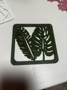 Leaf beverage coaster
