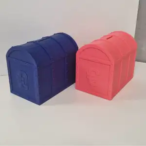 Treasure chest piggy bank