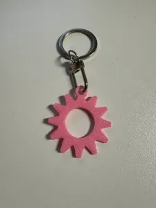 Sunburst Loop Keychain