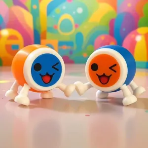 Don & Katsu Taiko no Tatsujin posable figures