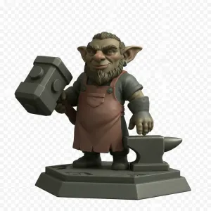 🔨 Ironbeard Forgehand – Dwarven Blacksmith