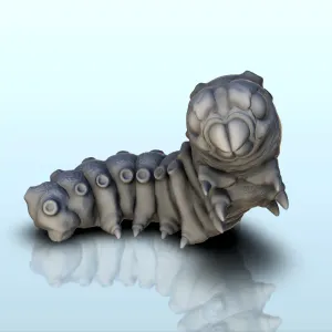 Caterpillar (+ pre-supported version) (1) - miniatures warha