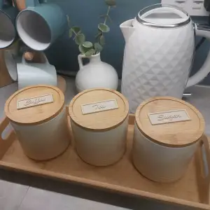 Coffee, Tea, Sugar Jar Labels