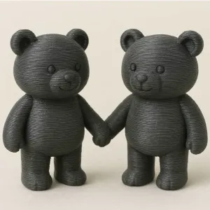 Teddy Bears Holding Hands