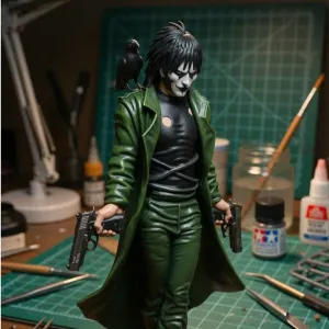 The Crow - Eric Draven 3D Printable Statue & Circular Base