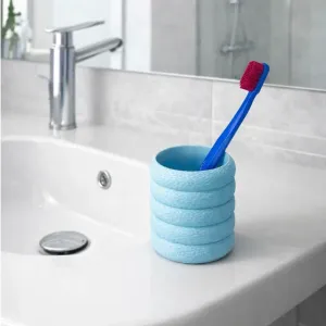 Fuzzy Skin Donut Toothbrush Cup