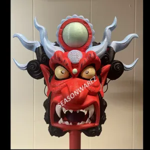 Red Pilot Demon Mask - KPop Demon Hunters (Gwi-Ma ?)