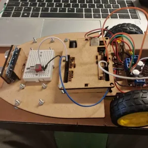 Arduino obstacle avoiing car frame