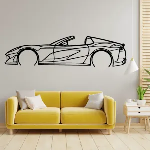 Convertible Sports Car Wall Art STL