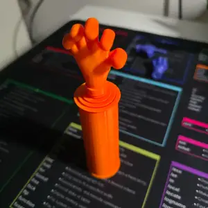 Collapsible staff with hands