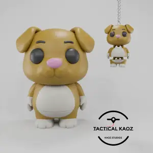 Flexy Dog Figurine + Keychain