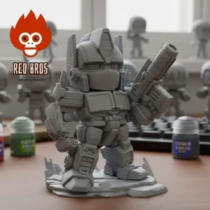¡Autobots, a imprimir y rodar! – Optimus Prime Chibi