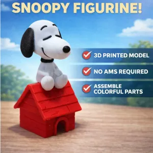Snoopy on doghouse