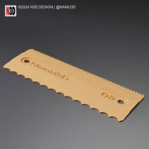 Cake decorating scraper 03