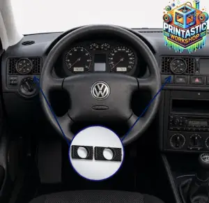 Volkswagen Golf 4 (MK4) Honeycomb Air Vent Gauge Mount – 52m