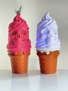 Skull Scoop Duo | LED Night Lamp + Coin Bank