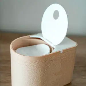 COTTA – Dual Cotton Pad & Swab Organizer (No Supports)