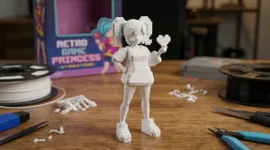 Retro game Waifu