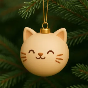 Cat Christmas Ball - Bola navideña de gato