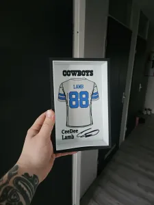 Dallas Cowboys CeeDee Lamb Jersey display