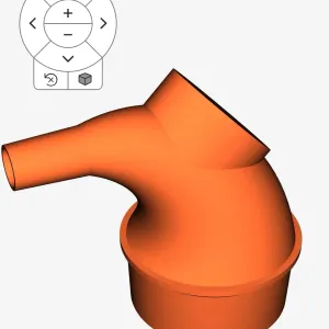 vacuumed hose adaptor 101mm to 31mm
