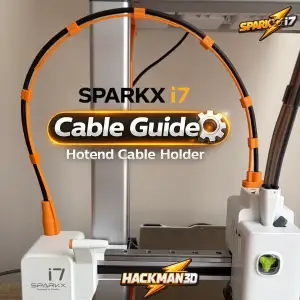 SPARKX i7 Cable Guide – Hotend Cable Holder