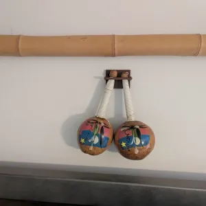 wall mount for hanging objects-maracas or flowers-anything