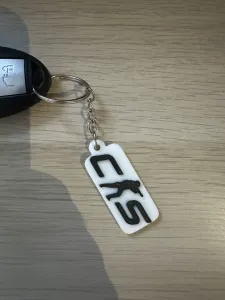 Counter Strike logo keychain