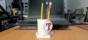 Texas Rangers MLB Pen Holder