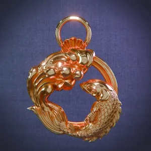Koifish pendant