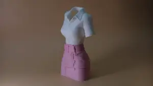 性感的女子职业套裙