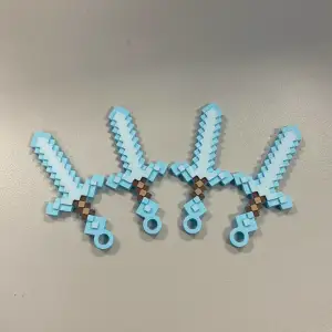 Minecraft Sword Keychains
