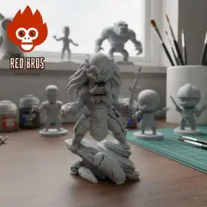 ¡Una cacería de ternura! Predator Unmasked Chibi