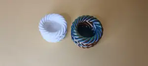 Modern Twist Rope Led Candle Holders