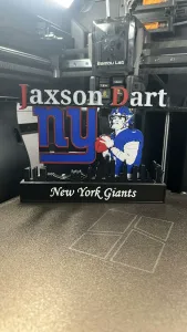 NFL - New York Giants Jaxson Dart display