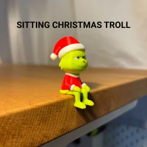 Sitting Christmas Troll