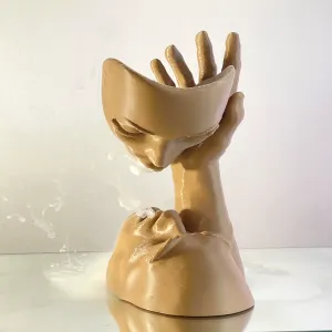 THE BREATH BETWEEN US- SURREAL BACKFLOW INCENSE SCULPTURE