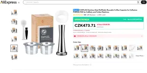 Tchibo cafissimo caffitaly reusable capsule filler