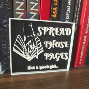 Spread those pages Book Sign