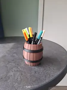 Captain’s Barrel – Pirate Pen Holder