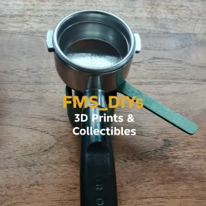 Dual Function - 49mm Portafilter Stand Coffee Dosing Spoon
