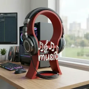soporte para auriculares music