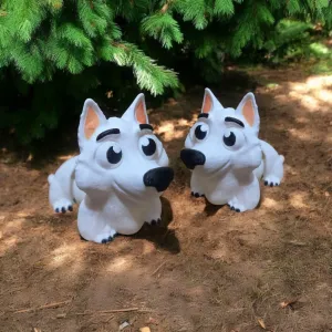 Mini Flexi Articulating Arctic Wolf