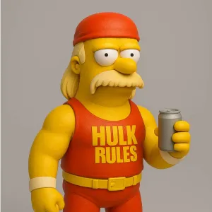 Hulk Hogan – Simpsons Style Figure
